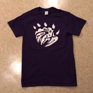 Purple Alpha Wolfman T Shirt
